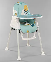 Babyhug 3 in 1 Comfy High Chair Printed Cushion - Blue