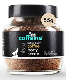 mCaffeine Naked & Raw Coffee Body Scrub- 55 g