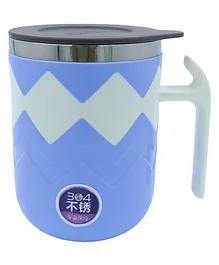 SANJARY Stainless Steel Mug with Lid Blue- 400 ml