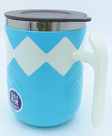 SANJARY Stainless Steel Mug with Lid Blue - 400 ml