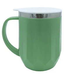 Sanjary Stainless Steel Mug with Handle 400 ml Pack of 1 - Green