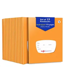 Target Publications Small Square Maths Notebooks Pack of 15 -  172  Pages Each