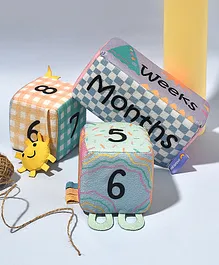 Mi Arcus Baby Milestone Blocks Set- Multicolor