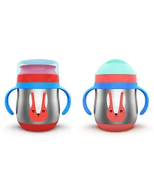 Rabitat Training Sipper Combo Gravity Sipper and Training Cup Bunny Boo - 390 ml and 360 ml