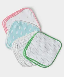 Mi Arcus Cuddle Care Wash Clothes Pack of 10 - Multicolor