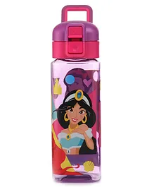 Disney Princess Square Water Bottle Multicolor- 550 ml