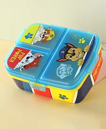 Paw Patrol Multi Compartment Lunch Box With Attractive Print  - Multicolour