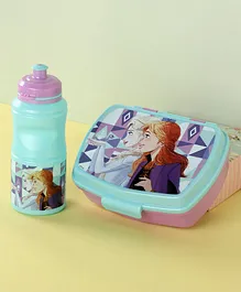 Frozen Combo of Lunch Box & Water Bottle Set - Multicolour