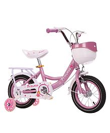 SYGA Princess Children's Light Bicycle Magnesium Alloy Pink- 14 Inches