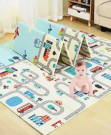 YAMAMA Double Sided Water Proof Extra Large Fordable Foam Baby Play Mat (Color & Design May Vary)