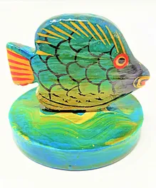 A&A Kreative Box Wooden Pretend Play Jungle Book Story Telling Fish - Multicolour