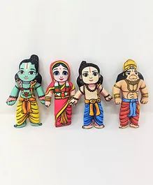 A&A Kreative Box Ram Darbar Story Telling Room Decor - Multicolor