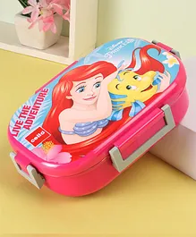 Cello Feast Deluxe Princess Design Inner Stainless Steel Lunch Box - Pink