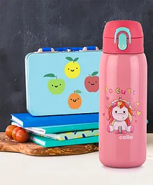 Cello Junior Hot & Cold Stainless Steel Kids Water Bottle - 475 ml (Color May Vary)