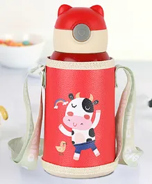 Cello Toddy Hot & Cold Stainless Steel Kids Water Bottle Red - 500 ml