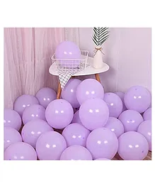 Bubble Trouble Pastel Colored Rubber Balloons Pastel Party Decorations Purple -Pack Of 50