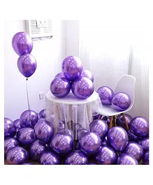 Bubble Trouble Metallic Balloon Pack of 200 - Purple