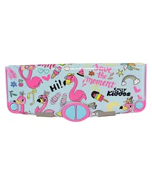 Smily Kiddos Pop Out Pencil Box Flamingo Theme - Light Blue
