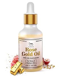 The Natural Wash Rose Gold Oil With Gold Flakes - 15 ml