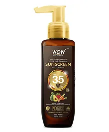 WOW Skin Science UVA & UVB Protection Quick Absorb Sunscreen Matte Finish SPF 35 PA - 100 ml