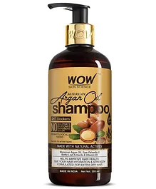 WOW Skin Science Moroccan Argan Oil Shampoo with DHT Blocker - 300 ml