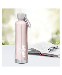 Milton Tiara-600 Thermosteel Water Bottle Hot & Cold Vacuum Insulated Flask Rose Gold - 490 ml