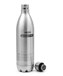 Milton Insulated Steel Bottles Thermosteel Duo Dlx Steel Plain Silver - 1000 ml