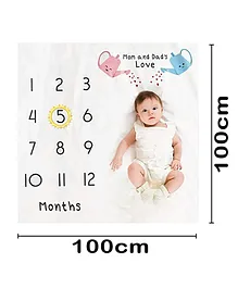 Babymoon New Born Photography Props Bedsheet - White
