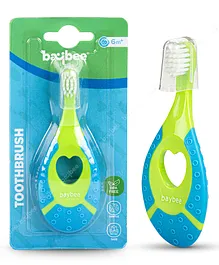 Baybee Ultra Soft Bristle Toothbrush BPA Free Easy Grip Non Toxic Baby Gum Care Toothbrush for Infant & Toddler - Green