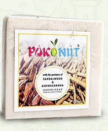 Pokonut Natural & Herbal Sandalwood Beauty Bathing Bar - 100 g