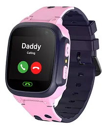 Spiky Calling SOS GPS Tracking Camera Smartwatch - Pink