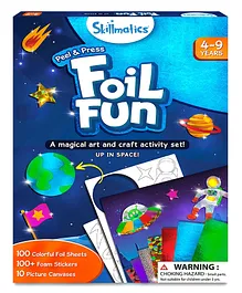 Skillmatics Art & Craft Activity Unique & Sparkly Space Themed Pictures Pack of 10 - Multicolour
