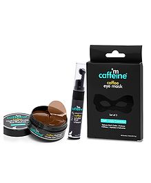 mCaffeine Complete Eye Care Combo Under Eye Cream and Eye Patches - 15 ml & 90 g