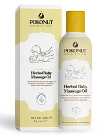 Pokonut Herbal Baby Massage Oil - 200 ml