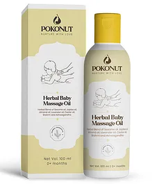 Pokonut Herbal Baby Massage Oil - 100 ml