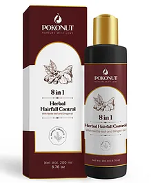 Pokonut Herbal Hair Fall control Oil Anti Dandruff Oil - 200 ml