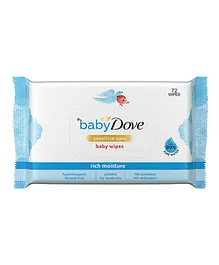 Baby Dove Rich Moisture Wipes-72 wipes