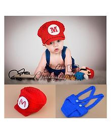 MOMISY Baby Photography Props - Red & Blue