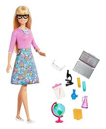 Barbie Teacher Doll with Teaching Accessories Multicolour - Height 29 cm