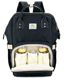 House of Quirk Diaper Bag Maternity Backpack -  Black