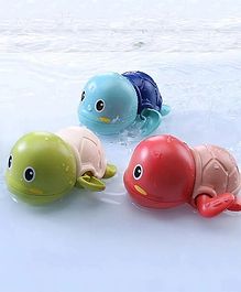 ADKD Swimming Turtle Wind Up Bath Toy Pack Of 3  (Colour May Vary)