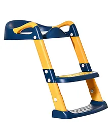 Safe-O-Kid Baby Potty Training Toilet Seat Ladder - Blue & Yellow