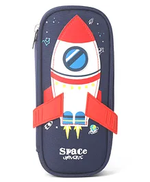 Space Theme Pencil Case - Multicolour