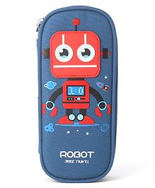 Robot Theme Pencil Case - Multicolour