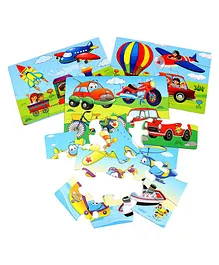 Yash Toys Eductional Puzzles N Colour Transport - 59 Pieces (Colour May Vary)