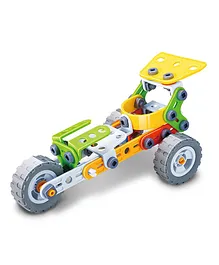 Kidology Construction Set with Engineering Building Blocks Toys Multicolour -  74 Pcs