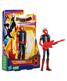 Marvel Spider Punk Action Figure Red - Height 16.5 cm