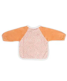 Taabartoli Full Sleeves Toddler Bibs - Orange
