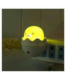 Chocozone Automatic Sensor LED EU Plug Duck Wall Socket Lamp - Yellow