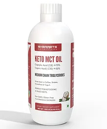 Sharrets Keto MCT Oil 500ml Vegan Gluten Free Halal Certified - 500 ml
